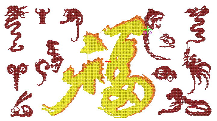 12生肖福字