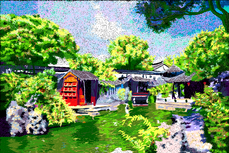 退思园绣花图案