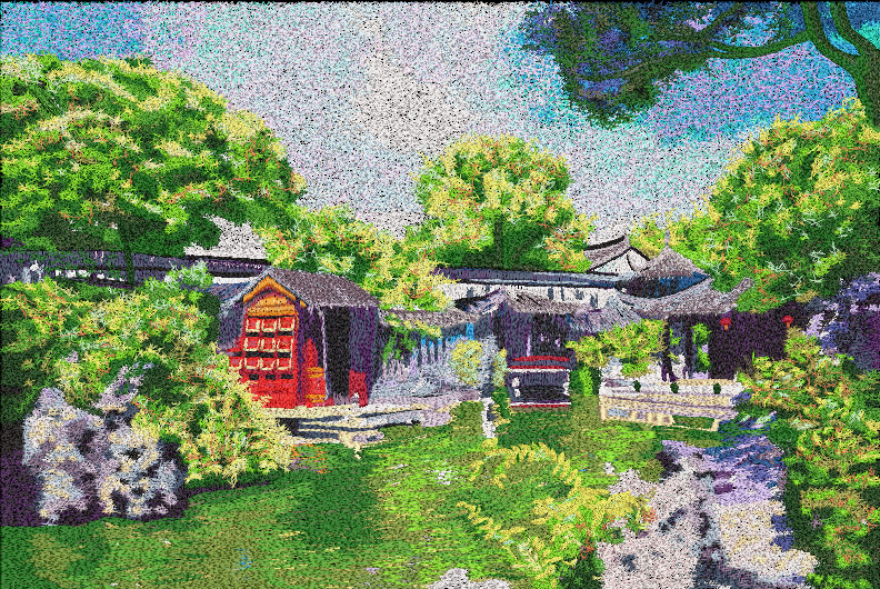 乱针绣刺绣图案